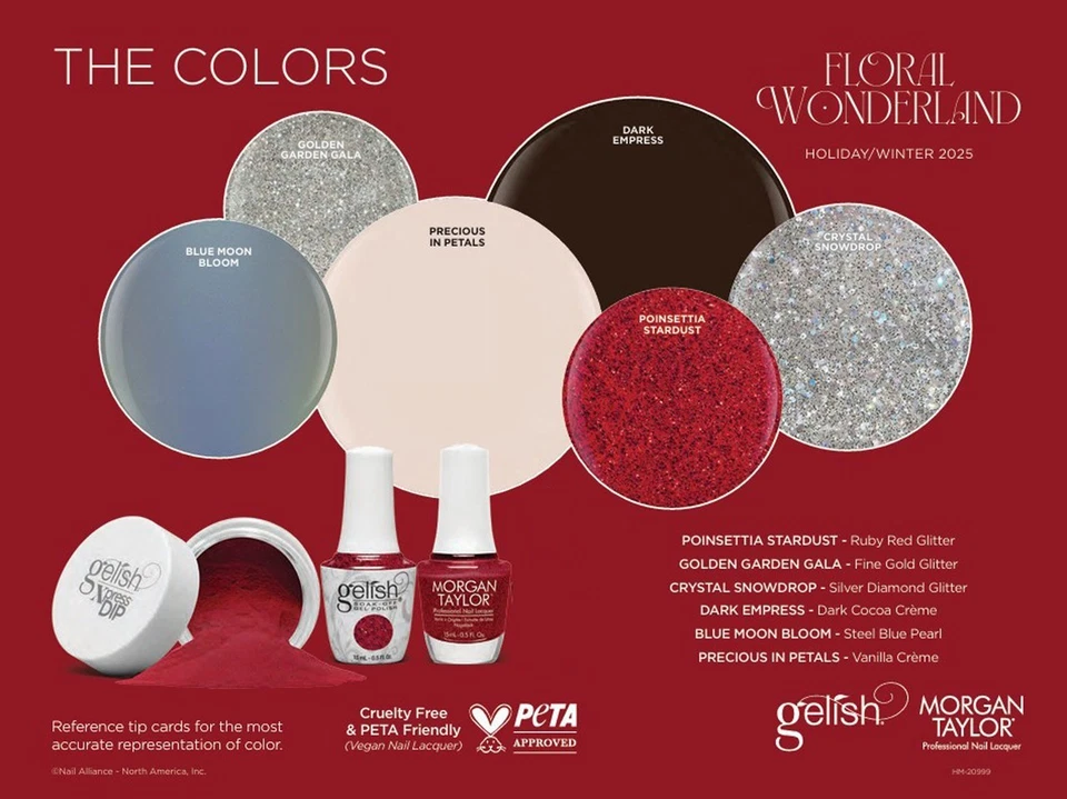 Gelish Morgan Taylor ЦВЕТОЧНАЯ СТРАНА ЧУДЕС 2025 Трио Dip & Gel & Polish *выберите любой * - Изображение 3 из 4