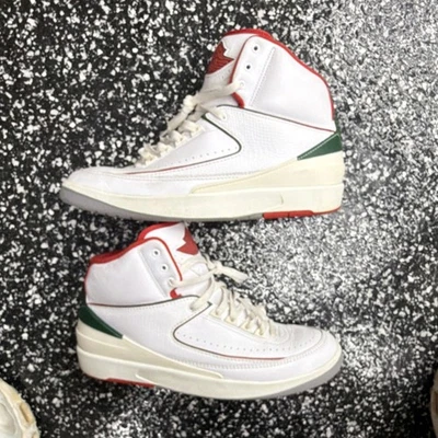 Jordan Air Jordan 2 Retro Weiß Rot Grün Herren Sneaker DR8884-101 - Bild 1 von 4