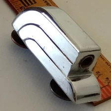 Slingerland-Leedy 1x Chrome Beavertail Bass/Floor Tom Drum Lug Chicago USA50-60s