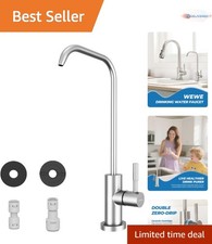 Kitchen Water Filter Faucet Stainless Steel Brushed Nickel 1.2 GPM RO Filter