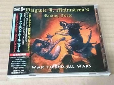 YNGWIE J. MALMSTEEN'S RISING FORCE War To End All Wars JAPAN CD w/OBI 55976