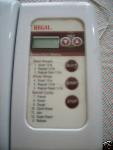 Regal bread maker machine Control Panel only for Model K6731