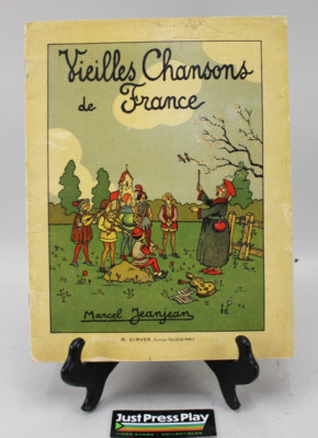 Vieilles Chansons de France Illustrated Marcel Jeanjean French Children's Songs