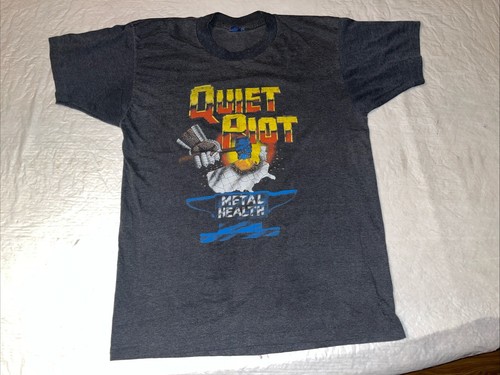 vtg 1983 Quiet Riot Metal Health Bang Your Head North American Tour shirt Large - Picture 3 of 9