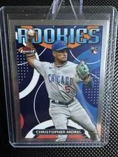 2023 Topps Finest CHRISTOPHER MOREL RC Rookies Refractor Insert Cubs Fed-11