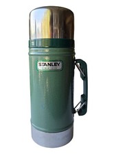 ⭐️Stanley Thermos⭐️Wide Mouth 24 Oz ⭐️Green⭐️Vacuum Seal Bottle⭐️Clean⭐️NICE⭐️