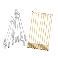 20 Stück lange Nadel Stecker Revers Stick Mütze Schal Brosche Boutonniere Pin Handarbeit