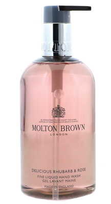 Molton Brown Delicious Rhubarb & Rose Fine Liquid Hand Wash, 10 oz 2 Pack