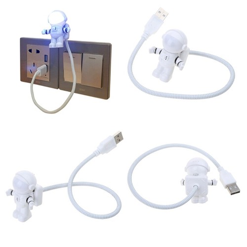 Usb Powered Astronaut Lamp LED Night Lamp for Kids Room Children Electronic Gift - Afbeelding 10 van 14