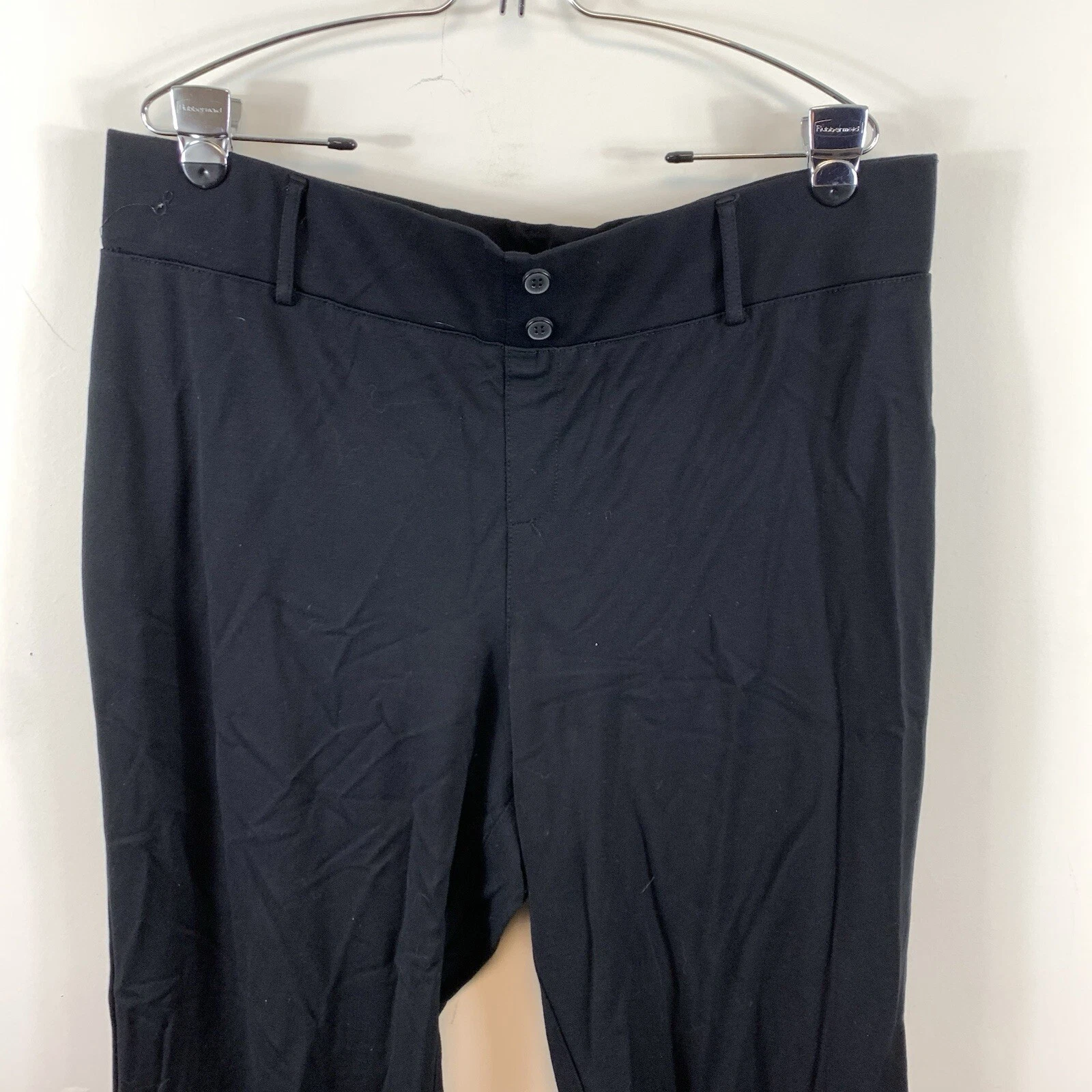 Pantalone donna ALYX nero elasticizzato pull on taglia 3X vita alta