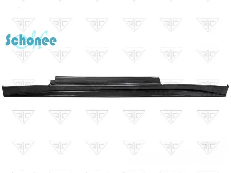 Faldas laterales de fibra de carbono reales faldón lateral para Nissan GT-R R35 2009-2017 Foto 3 de 4