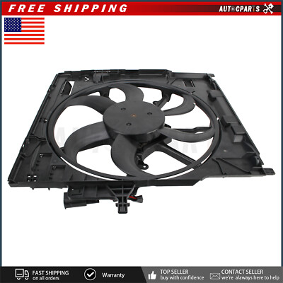 17427634466 NEW Radiator Fan Assembly for 13-19 BMW X5 X6 F15 F16 