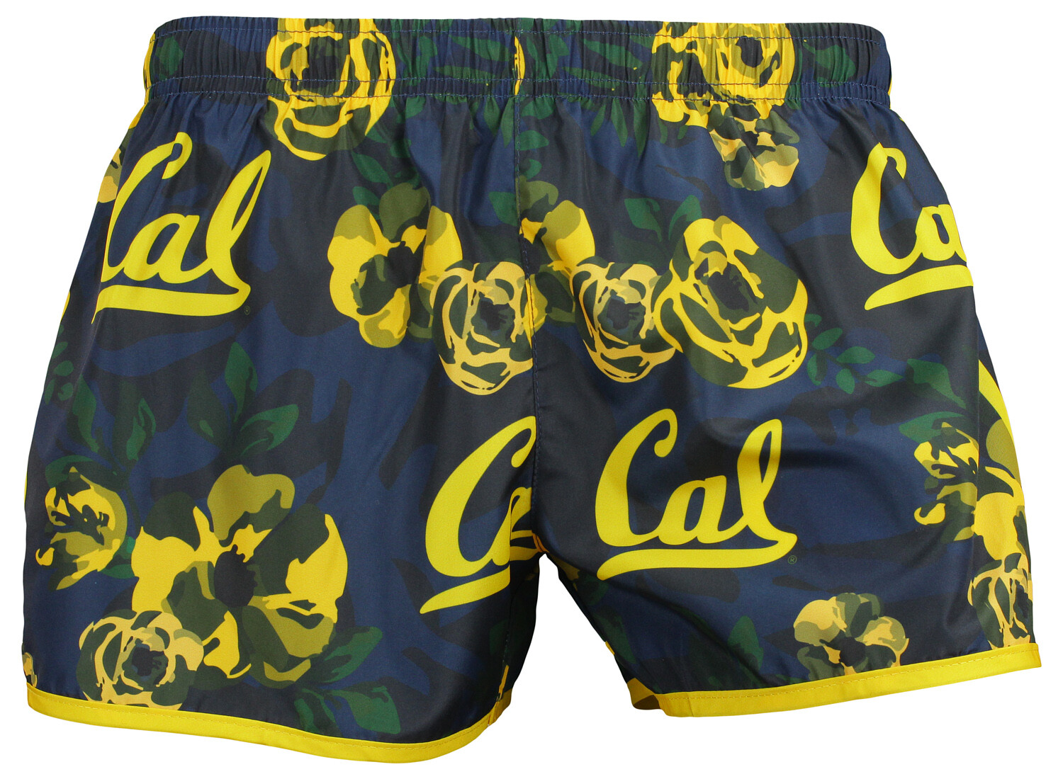 Женские шорты для бега FOCO NCAA Cal Golden Bears с цветочным рисунком