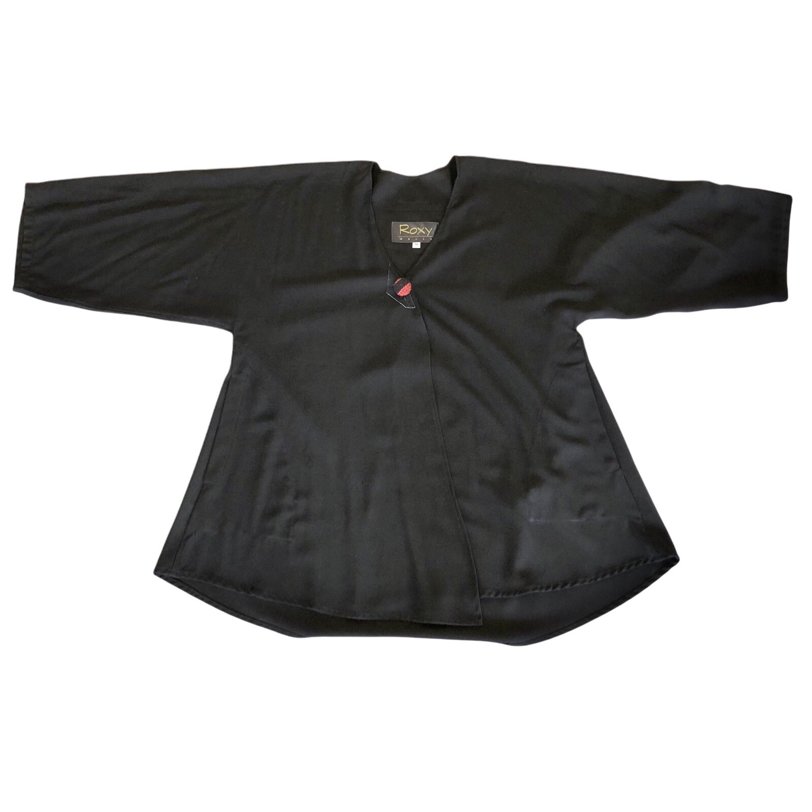 VTG Roxy Wells Art  Patchwork Duster Jacket M - image 3