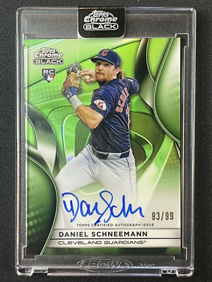 DANIEL SCHNEEMANN /99 ROOKIE GREEN ONCARD AUTO AUTOGRAPH 2025