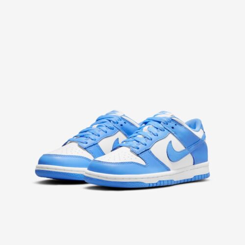 Nike Dunk Low Retro GS UNC University Blue Size 6Y BRAND NEW FREE ...