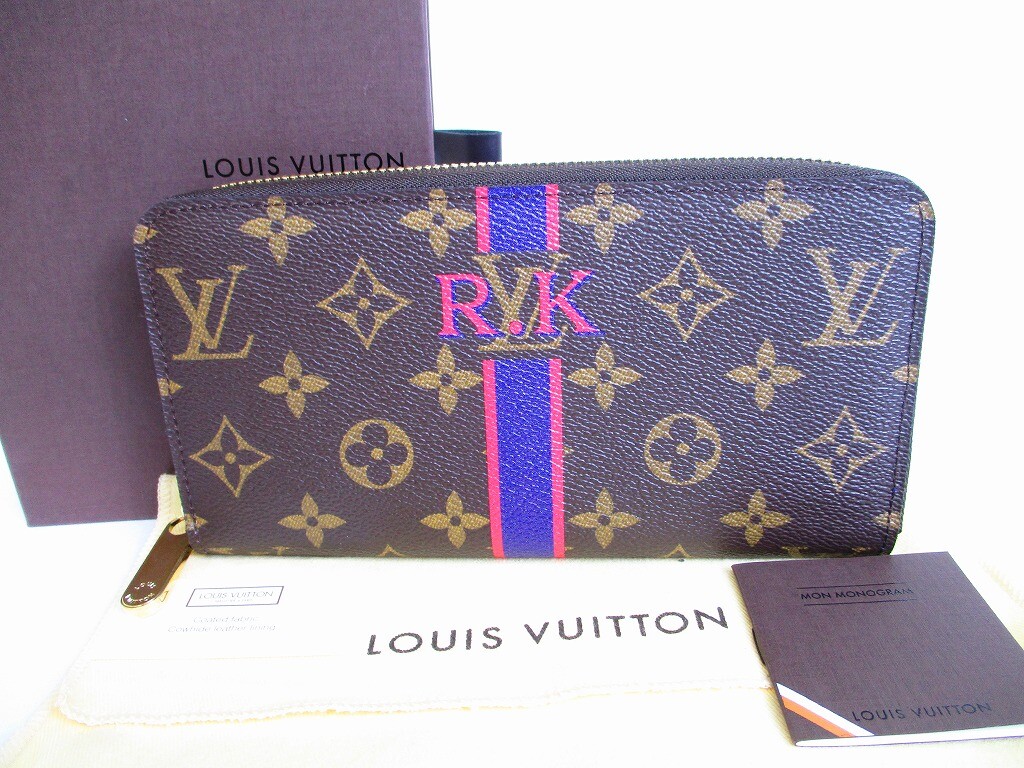 Auth LOUIS VUITTON Monogram Leather My LV Heritage Zippy Wallet