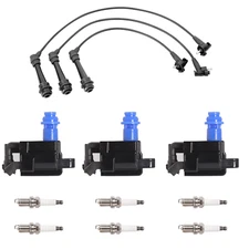 Spark Plug + High Ignition Coil Wire For 1998-2005 Lexus IS300 GS300 3.0L L6