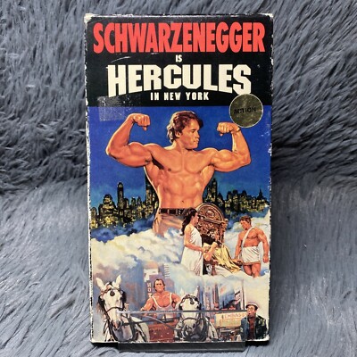 Arnold Schwarzenegger Is Hercules in New York VHS Tape 1991 MPI