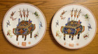 SET OF TWO (2) Antique Chinese Porcelain Plates Marked Qing Dynasty Qianlong