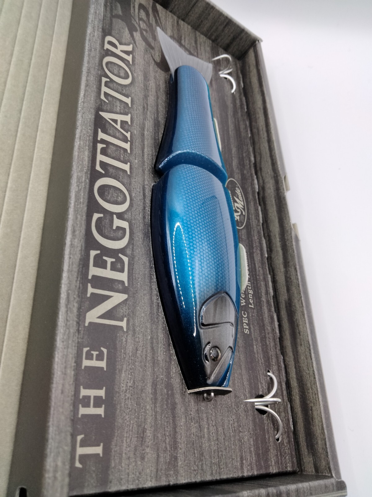 LIMITED Roman Made Negotiator from Japan Glide wood swimbait rare lure NIP HTF 9 - Image 11