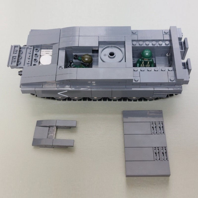 OXFORD Merkava Mk4 BM35244 Idf Main Battle Tank Military Brick