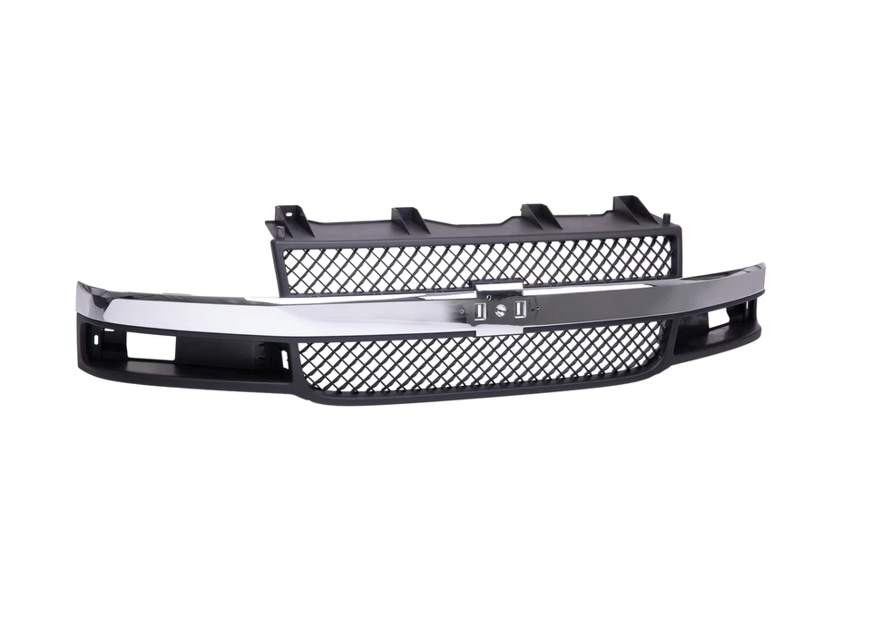 For 2003-2018 Chevy Express 1500 2500 3500 Grille Chrome Shell GM1200535 Foto 2 de 4
