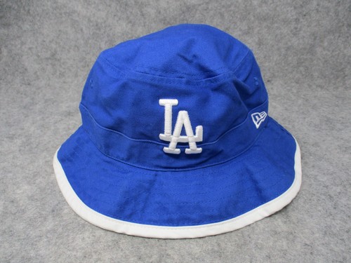 Los Angeles Dodgers Bucket Hat Mens One Size Blue White New Era MLB Baseball