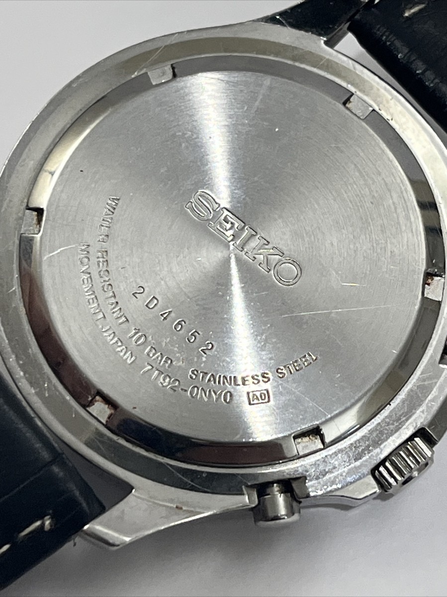 Seiko Split-Second Chronograph 4mm Men's 7T92-0NY0 With New