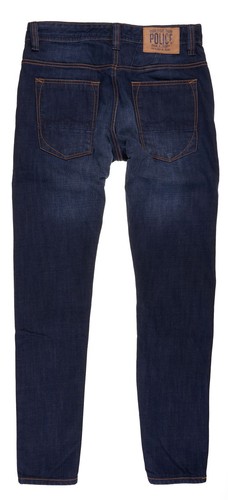 883 POLICE TEKS RUGBY SLIM W30 SHORT MENS JEANS BUTTON FLY INDIGO BLUE 30/30 - 第 8/10 張圖片