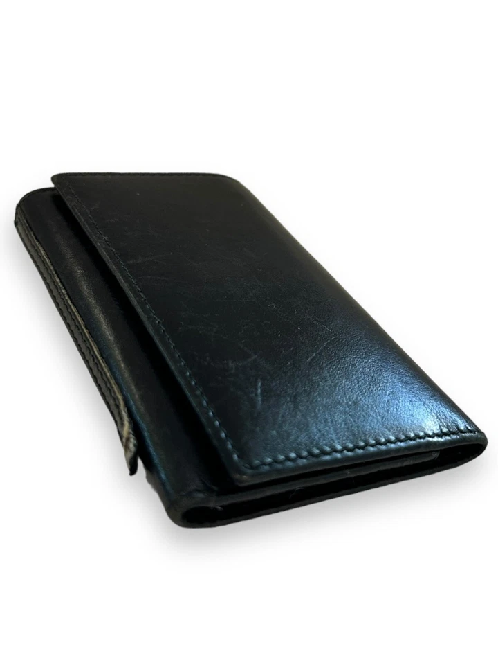 Gucci Black Leather Key Holder Wallet Organizer 5 Hook Vintage - Image 3 of 4