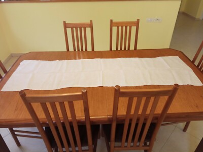 Zara Home Hotel Collection Linen Table Runner 19.5''x 63'' 50x160 cm NEW