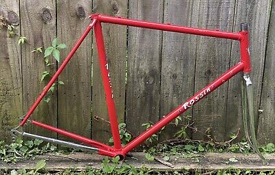 Vintage 1980's Rossin Record Road Bike Frame Fork 57cm Vintage 1980's Rossin Record Road Bike Frame Fork 57cm