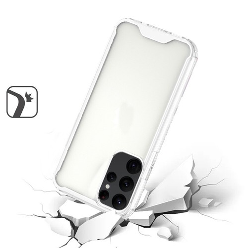 Funda híbrida de poliuretano termoplástico transparente transparente a prueba de golpes para Samsung S23 Plus a color - Imagen 3 de 3