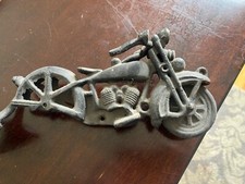 cast iron motorcycle - collectible item