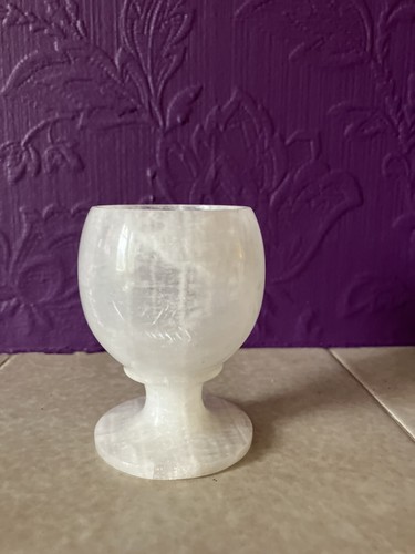 6 X White Marble Wine Glasses 2.7 X 1.7 In - Picture 5 of 9