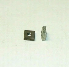12/24 SQUARE NUTS - ZINC PLATED - LOT OF 200 PCS.