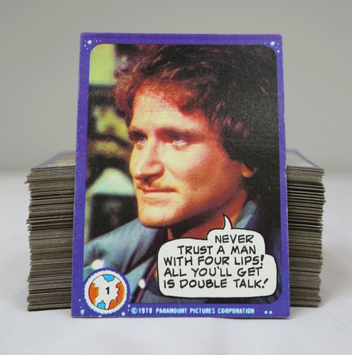 VINTAGE 1978 Topps Mork Mindy Trading Cards Complete Set Of 99 Robin 