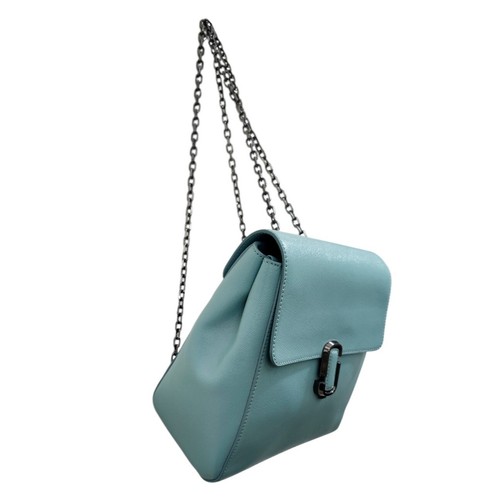 MARC JACOBS Saffiano Leather Backpack color Blue - Picture 3 of 14