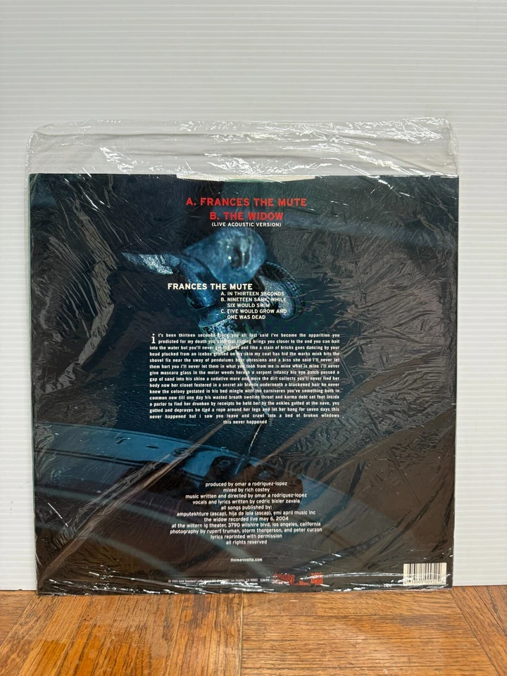 The Mars Volta Frances The Mute 12" 2005 Green Marble Vinyl Gold Standard NEW - Image 4 of 4