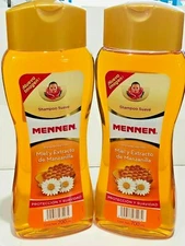 MENNEN SHAMPOO Honey and Extract of Chamomile MIEL& MANZANILLA 2 BOTTLES 23.67OZ