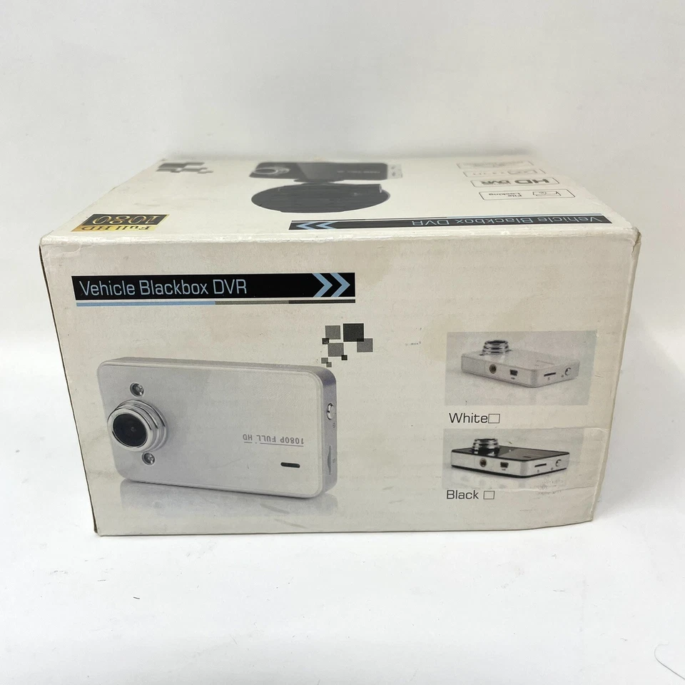 Full HD 1080P Vehicle Blackbox DVR Camera Recorder Dashcam Black Untested - Image 4 of 4