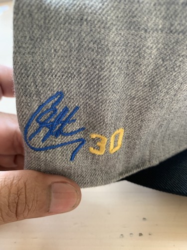 Gorra Stephen Curry #30 Signature Mitchell & Ness lana espalda a presión - Imagen 2 de 6