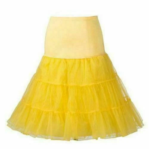 Ms 26" Vintage Petticoat Crinoline Underskirt Fancy Skirt Slips 50s Tutu Dress - Image 4 of 4