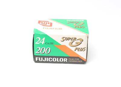 Fujicolor Super G Plus 200, Farbe negativ 24 Exp C-16 C-41 Film Ungeöffnet Nr.3