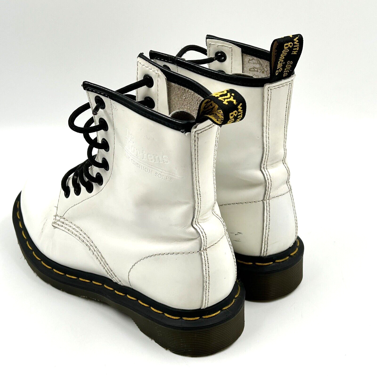 Doc Dr Martens Air Wair 11821 White Boots 8 Eyelet US Women’s Size 5 thumbnail 5
