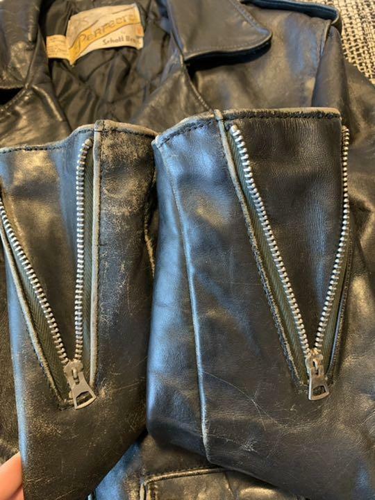 Schott Perfecto Leather Riders Jacket One Star 70's Vintage Size 38 Made in  USA