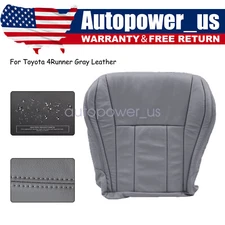 Passenger Bottom Seat Cover Leather Gray For 1996-2001 2002 Toyota 4Runner Base