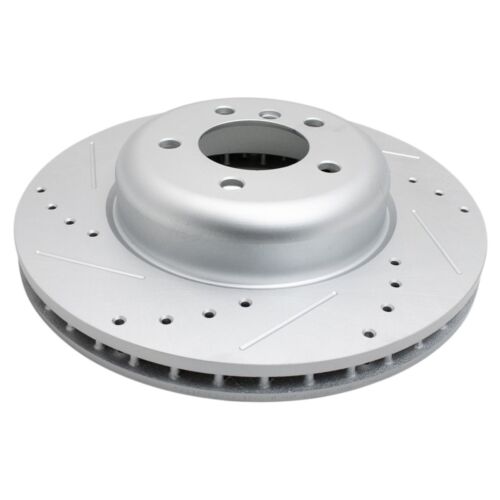 Drilled Brake Rotors Fits 08-10 BMW 535i 04-05 545i 06-10 550i 645Ci 07-10 650i - Picture 5 of 5
