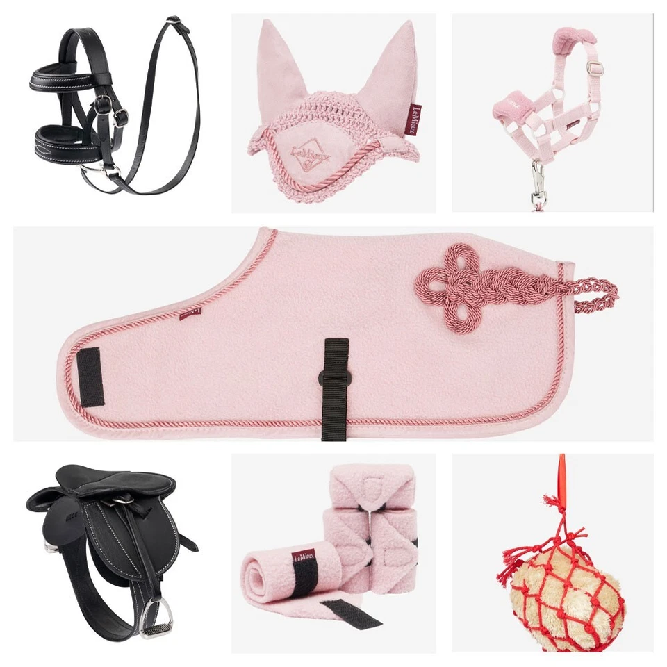 Lemieux Juguete Flor de Poni Rosa Accesorios Alfombra Almohadilla Capucha Cuello Mezcla y CombinaNUEVO